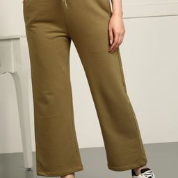 alan jones Women Solid Green Track Pants-picture-21