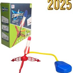 Jump Rocket Toys For Kids | 3 Foam Tipped Rockets-8