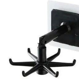 Wall mounting Self Adhesive 360 Degree Rotating Hook for Hanging(Pack of 2) Hook 6-image-73