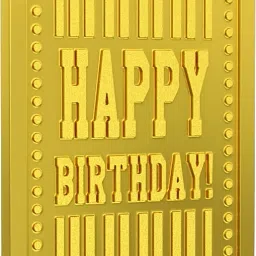 Happy Birthday - D4 HB-D4-005 24 (999) K 8 g Gold Bar-image-64