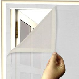 HDPE - High Density Poly Ethylene Adults Washable Window Mosquito Net with Tape Durable and Resists The Bite Insect 2x3 ft Ivory Mosquito Net-image-1