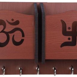 om satiya 7 key holder Wood Key Holder-image-1