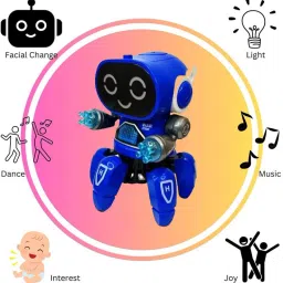 Bot Robot Octopus Style, Colorful Lights, Music-All Direction Movement Toy-65-image-3