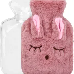 Relief Mini Cartoon Hot Water Bottle with Cover Cute Therapy for Pain Relief 350 ml Water Bottle-image-62