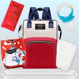 Reusable Cloth Diaper for Baby & Maternity Backpack Cloth Diaper Inserts Baby Diaper Bag-BE2437-image-40