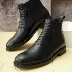 100% Genuine Leather Chelsea Boots for Men | Cushioned Insole, Slip-Resistance Boots For Men-picture-14