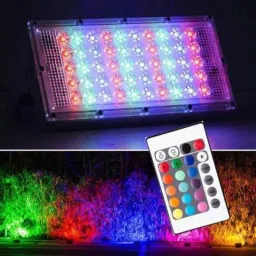 Party Light - 50W RGB LED Brick Light Remote IP65 LED Flood Light(RGB Light) Flood Light Outdoor Lamp-13
