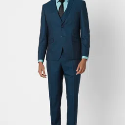 van heusen Men Single Breasted - 2 button Solid Suit-picture-1