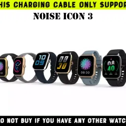 HexaGear Magnetic Charging Cable 0.6 m Noise Icon 3 1.91" Display with Bluetooth Calling, Metallic finish & Voice Assistant Smartwatch image 2