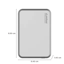 stuffcool Click 5000 mAh 18W Fast Charging Power Bank (1 Type C Port, Short Circuit Protection, Metallic Grey) image 2