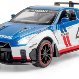 1:22 Scale NISS-an GTR R50 Alloy Metal Pull Back Die-cast Car-white-image-26