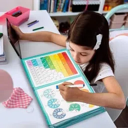 my baby love a perfect care Educational Puzzle Magnetic Fractions Learning Book for Elementary School Math image 3