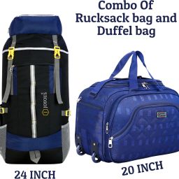 Rucksack and Duffel Bag With Wheels Combo Pack of 2 For men and women Rucksack- 75 L-image-40