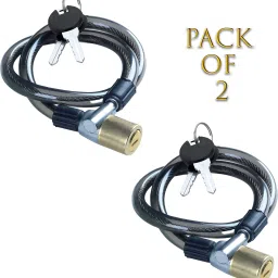 Multi purpose Cable Lock | Bike, Helmets, Scooters (Pack of 2) Bicycle Lock-picture-13