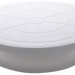 Garvit Cake Decorating Revolving Icing Turntable Stand Rotating Platform Plastic Cake Server/ 360' REVOLVING Turn Table Plastic Cake Server-4