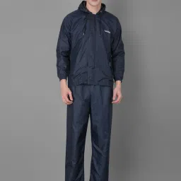 Dollar Rainguard Men's PVC Full Sleeve Solid Reversible Raincoat Set Solid Men Raincoat-12