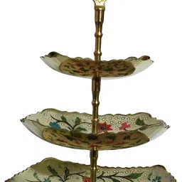 Brass Cake Server-14