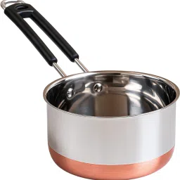 Tea pan stainless steel copper bottom sauce Milk Pot with Bakelite Handle Sauce Pan 18 cm diameter 1.5 L capacity-image-98
