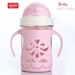 Smiley Sipper for Baby Sipper Bottle , Anti Spill , Sipper for Kids with Straw-image-17