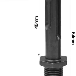 dytools 3PCS Core Drill Bit Adapter SDS Plus Shank and Triangle Shank Electric Wrench with Round & Square Handles Square Mouth Water Drill Joint image 3
