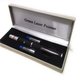 Oneclickshopping Green Laser Pointer Pen for Presentation with Adjustable Cap to Change Project Design-43