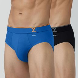 Pack of 2 Traq Anti-bacterial Odour-free cotton Solid Men Brief-picture-23