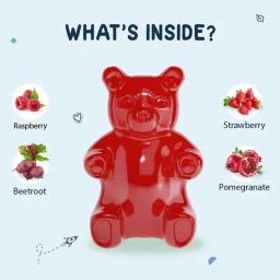 little joys DHA Brain Health Gummies for Kids 2-6 years| Improves Sleep,Mood & Concentration image 3