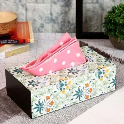 reinvention factory Morris White MDF Tissue Paper Holder-picture-43