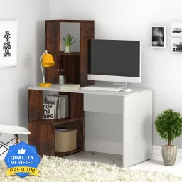 Noel Dual Tone Engineered Wood Study Table-image-1