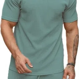 Tshirt Regular Shorts Co-ords Set-image-3