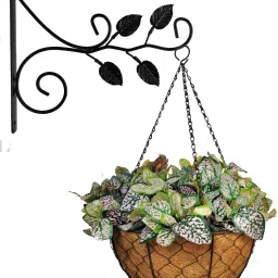 garden deco High Quality Leaf design Wall Mounted Shelf Bracket (Set of 1 Pc) 32.5 Cm Shelf Bracket image 2