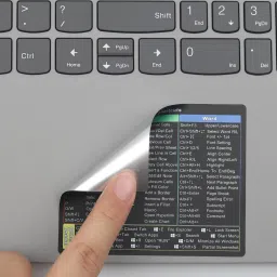 TRINGDOWN 1 PCS/Pack Shortcut Sticker for Quick Reference Guide PC Laptop Keyboard Mousepad-image-5