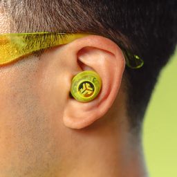 JLAB Go Pop ANC TWS Earbuds with Active Noise Cancellation (IP55 Sweat and Splashproof, Google Fast Pair, Transparent Neon Green) image 5