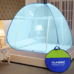Polyester Adults Washable (200*170*H140 CM) Foldable for Queen Size & Double Bed Mosquito Net-image-118