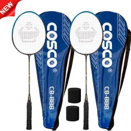 CB-888 NEW Set With Wrist Band Blue Strung Badminton Racquet-picture-15