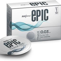 Epic Thinx Condoms for Men| Ultra Thin with 0.03 mm Thickness | 10 Count Condom-1