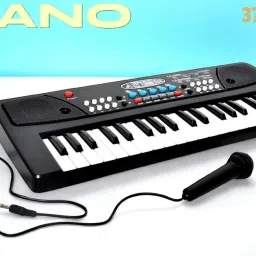 37-Key Musical Piano Keyboard with Microphone 430A1 Song Record Feaure_P611-image-2