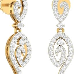 PC Jeweller The Tuneshca Yellow Gold 18kt Diamond Clip-on Earring-image-31