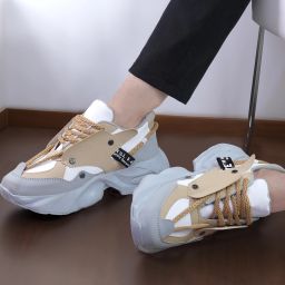 Trendy Air Sole Sneakers for Men | Breathable Casual Lace-Up Shoes Party Wear For Men-image-88