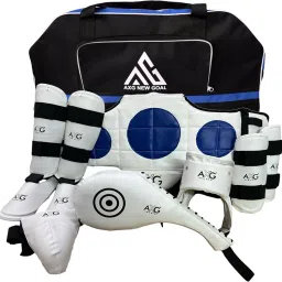 AXG Mega Taekwondo Combo (Medium) with Duffel cum Backpack for age 9 to 15yrs Boxing Kit-image-31