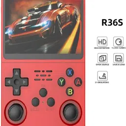 HG WORLD Retro Game R36S Video Game Hand Gaming Console For Pocket Portable Game Box 3.5 IPS Screen Rechargeable Battery Handheld Console Gaming 64 GB with 21+ Emulators, Hand Video Game, Best Gift For All Ages-picture-25