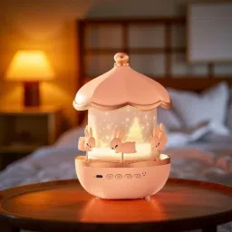 Cute Bunny Night Light & Humidifier –2-in-1 LED Lamp with Aromatherapy Mist, USB Night Lamp-image-30