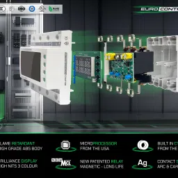 euro controls EVP3PX 63A Three Phase Over / Under Voltage - Over Current - Voltage Asymmetry - Phase Sequence / Loss Protector - Auto Recovery from fault - Volt / Amp Meter image 5