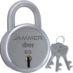 Round 65 Padlock with 3 Keys, Heavy-Duty Lock for Home, Door, Gate, Outdoor Use Padlock-image-70