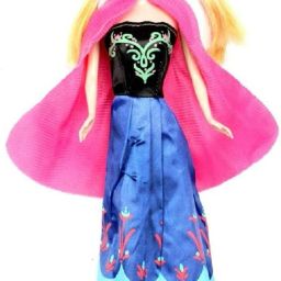 Fashion Dress Doll for Kids, 2 Doll Set Big and Small with Dresses - 10 cm-image-62
