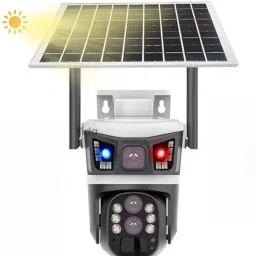 MANIA ELECTRO 4G SOLAR 6MP 10 X OPTICAL ZOOM 3 IN 1 LIVE VIEW Night Vision|| IP66 Security Camera-6