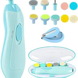 Newborn Safe Nail Clipper Kit with Light and Replaceable 6 Grinding Heads-picture-11