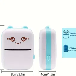 SUPREME5 Portable Printer Mini Wireless Bluetooth Thermal Multi-function nhy11 Single - Text Used For: Title, Compare image 2
