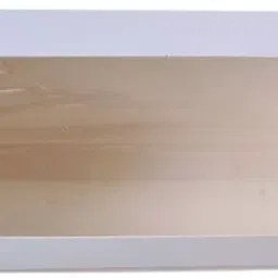 belcorr Cake Box Paper White Macaroon Box with Window for Packaging and Gifting; Size - 15.5x5x5 cms Packaging Box image 2