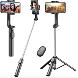 TecSox Y17 Durable Tripod and Bluetooth Selfie Stick-picture-14